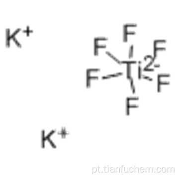 Hexafluorotitanato de potássio CAS 16919-27-0